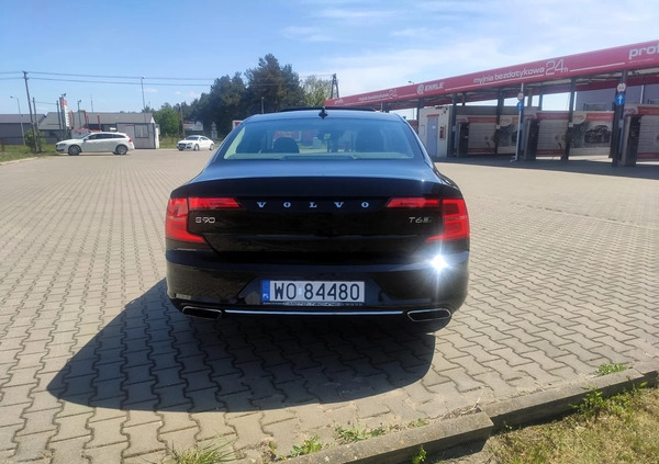 Volvo S90 cena 124900 przebieg: 119000, rok produkcji 2017 z Ostrołęka małe 562